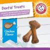 imageArm ampamp Hammer For Pets Nubbies Dental Treats for Dogs  Dental Chews Fight Bad Breath Plaque ampamp Tartar without Brushing  Baking Soda Enhanced Chicken Flavor Dog Treats 20 Pcs Packaging may varyChicken