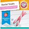 imageArm ampamp Hammer for Pets Twisters Fresh Breath Dental Treats for Dogs Value Pack 57 Pieces  Dental Dog Chews Fight Bad Doggie Breath Plaque ampamp Tartar Without BrushingStrawberry