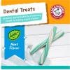 imageArm ampamp Hammer for Pets Twisters Fresh Breath Dental Treats for Dogs Value Pack 57 Pieces  Dental Dog Chews Fight Bad Doggie Breath Plaque ampamp Tartar Without BrushingMint