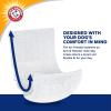 imageArm ampamp Hammer For Pets Male Dog Wraps Medium 12 Ct  UltraAbsorbent Adjustable Male Dog Diapers with LeakProof Protection ampamp Wetness Indicator  Arm ampamp Hammer Baking Soda Enhanced for Odor ControlMale Wraps