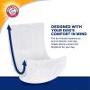imageArm ampamp Hammer For Pets Male Dog Wraps Medium 12 Ct  UltraAbsorbent Adjustable Male Dog Diapers with LeakProof Protection ampamp Wetness Indicator  Arm ampamp Hammer Baking Soda Enhanced for Odor ControlMale Wraps