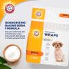 imageArm ampamp Hammer For Pets Male Dog Wraps Medium 12 Ct  UltraAbsorbent Adjustable Male Dog Diapers with LeakProof Protection ampamp Wetness Indicator  Arm ampamp Hammer Baking Soda Enhanced for Odor ControlMale Wraps