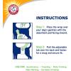 imageArm ampamp Hammer For Pets Male Dog Wraps Medium 12 Ct  UltraAbsorbent Adjustable Male Dog Diapers with LeakProof Protection ampamp Wetness Indicator  Arm ampamp Hammer Baking Soda Enhanced for Odor ControlMale Wraps