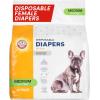 imageArm ampamp Hammer For Pets Male Dog Wraps Medium 12 Ct  UltraAbsorbent Adjustable Male Dog Diapers with LeakProof Protection ampamp Wetness Indicator  Arm ampamp Hammer Baking Soda Enhanced for Odor ControlFemale Diapers