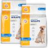 imageArm ampamp Hammer For Pets Male Dog Wraps Medium 12 Ct  UltraAbsorbent Adjustable Male Dog Diapers with LeakProof Protection ampamp Wetness Indicator  Arm ampamp Hammer Baking Soda Enhanced for Odor ControlMale Wraps