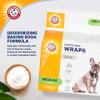 imageArm ampamp Hammer For Pets Male Dog Wraps Medium 12 Ct  UltraAbsorbent Adjustable Male Dog Diapers with LeakProof Protection ampamp Wetness Indicator  Arm ampamp Hammer Baking Soda Enhanced for Odor ControlMale Wraps