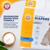 imageArm ampamp Hammer For Pets Male Dog Wraps Medium 12 Ct  UltraAbsorbent Adjustable Male Dog Diapers with LeakProof Protection ampamp Wetness Indicator  Arm ampamp Hammer Baking Soda Enhanced for Odor ControlFemale Diapers