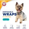 imageArm ampamp Hammer For Pets Male Dog Wraps Medium 12 Ct  UltraAbsorbent Adjustable Male Dog Diapers with LeakProof Protection ampamp Wetness Indicator  Arm ampamp Hammer Baking Soda Enhanced for Odor ControlMale Wraps