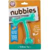 imageArm ampamp Hammer Nubbies TBone Dental Dog Chew Toys Peanut Butter Flavor  Durable Nylon Chewing Toys for Dogs Done Bone Toy Teeth Cleaning Bones for Chewers Help Remove Plaque and TartarPeanut Butter