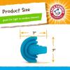 imageArm ampamp Hammer RockNRoller Stuffable Dental Chew Toy for Dogs  Perfect Fit for Tennis Ball  Best Dog Chew Toy For the Toughest Chewers  Reduces Plaque ampamp Tartar Buildup Without Brushing RedRockNRoller Axis
