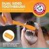 imageArm ampamp Hammer for Pets Fresh Breath Kit for Dogs  Contains Toothpaste Toothbrush ampamp Fingerbrush  Reduces Plaque ampamp Tartar Buildup  Safe for Puppies 3Piece Kit Vanilla Ginger FlavorChicken