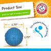 imageArm ampamp Hammer for Pets Super Treadz Mini Gorilla Dental Chew Toy for Dogs  Dog Dental Chew Toys Reduce Plaque ampamp Tartar Buildup Without Brushing  for Dogs up to 25 Lbs Small 1 CountBlowfish