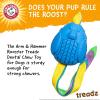 imageArm ampamp Hammer for Pets Super Treadz Mini Gorilla Dental Chew Toy for Dogs  Dog Dental Chew Toys Reduce Plaque ampamp Tartar Buildup Without Brushing  for Dogs up to 25 Lbs Small 1 CountRooster