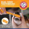 imageArm ampamp Hammer for Pets Tartar Control Kit for Dogs  Contains Toothpaste Toothbrush ampamp Fingerbrush  Reduces Plaque ampamp Tartar Buildup  Safe for Puppies 3Piece  Beef FlavorBeef