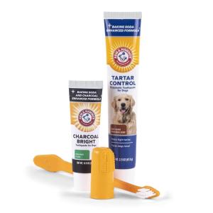 imageArm ampamp Hammer for Pets Dental Enzymatic Toothpaste for Dogs  No More Doggie Breath  Dog Toothpaste Safe for All Dogs and Puppies Advanced Care Chicken Flavor 25 Ounce Pack of 1Tartar Control  Beef  Charcoal Bright