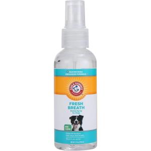 imageArm ampamp Hammer for Pets Dog Oral Care Spray  Fresh Breath ampamp Teeth Cleaning Spray  Pet Breath Freshener  Reduce Plaque ampamp Tartar Buildup  Healthy Mouth Hygiene Solution for Dogs  Mint Flavor 4 OzDental Spray  Fresh Breath