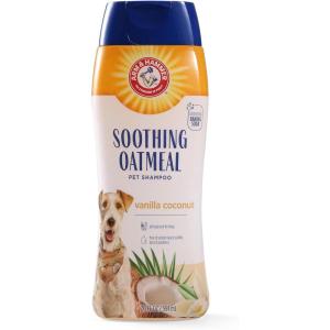 imageArm ampamp Hammer for Pets Soothing Oatmeal Pet Shampoo  Nourishing and Moisturizing Dog Shampoo with Gentle Cleansing formula  Vanilla Coconut Scent 20 oz Bottle Shampoo for Pets20 Fl Oz Pack of 1