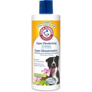 imageArm ampamp Hammer for Pets Super Deodorizing Shampoo for Dogs  Best Odor Eliminating Dog Shampoo  Great for All Dogs ampamp Puppies Fresh Kiwi Blossom Scent 16 ozWhite