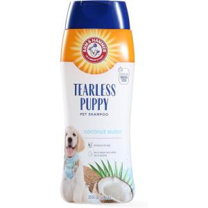 imageArm ampamp Hammer for Pets Tearless Puppy Shampoo  Gentle ampamp Effective Tearless Shampoo for Puppies ampamp All Dogs  Coconut Water Scent Your Dog Will Love 20 Ounces  1 Pack Puppy or Dog Shampoo20 Fl Oz Pack of 1