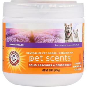 imageArm ampamp Hammer For Pets Scents Solid Gel Deodorizer in Lavender Fields Scent  Room Deodorizer for Homes with Pets Odor Removing Gel for Pet Smells 15 OuncesLavender Fields
