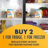 image:imageArm amp Hammer Baking Soda FridgenFreezer Odor Absorber Orange 14 oz Pack of 12FridgenFreezer Odor Absorber 12 pack