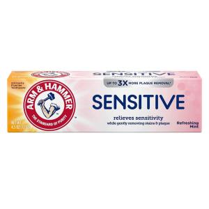 image:imageARM amp HAMMER Sensitive Teeth amp Gums Toothpaste 45 oz Pack of 10