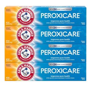 image:imageARM amp Hammer Peroxicare Toothpaste for Gum Health Baking Soda Toothpaste Clean Mint 60 oz Pack of 46 Ounce Pack of 4