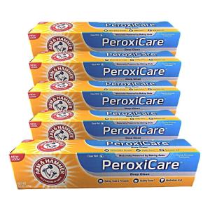image:imageAampH Peroxicare Tart Size 6z Arm amp Hammer Peroxicare Baking Soda Toothpaste amp Tartar Control Fresh Mint Pack of 5