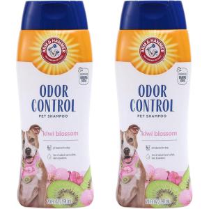 image:imageArm amp Hammer for Pets Super Deodorizing Shampoo for Dogs  Best Odor Eliminating Dog Shampoo  Great for All Dogs amp Puppies Fresh Kiwi Blossom Scent 20 Fl Oz Pack of 2