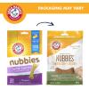 image:imageArm amp Hammer for Pets Nubbies Dental Treats  Baking Soda amp Calcium Dog Dental Chews Nubbed Texture Helps Scrub Plaque amp Tartar While Chewing Peanut Butter Flavor 20 Count 7 Ounce  4 PackPeanut Butter