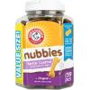image:imageArm amp Hammer for Pets Nubbies Dental Treats  Baking Soda amp Calcium Dog Dental Chews Nubbed Texture Helps Scrub Plaque amp Tartar While Chewing Peanut Butter Flavor 20 Count 7 Ounce  4 PackPeanut Butter