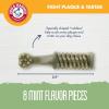 image:imageArm amp Hammer for Pets Nubbies Dental Treats  Baking Soda amp Calcium Dog Dental Chews Nubbed Texture Helps Scrub Plaque amp Tartar While Chewing Peanut Butter Flavor 20 Count 7 Ounce  4 PackMint
