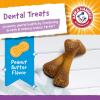 image:imageArm amp Hammer for Pets Nubbies Dental Treats  Baking Soda amp Calcium Dog Dental Chews Nubbed Texture Helps Scrub Plaque amp Tartar While Chewing Peanut Butter Flavor 20 Count 7 Ounce  4 PackPeanut Butter