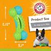 image:imageARM amp HAMMER for Pets Nubbies Wishbone Dog Dental Toy Best Dog Chew Toy for Moderate Chewers  Dog Dental Toy Helps Reduce Plaque amp Tartar  Chicken Flavor Baking Soda Pack of 24Blue  Green
