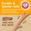 image:imageArm amp Hammer for Pets Barkies Tree Branch Compressed Wood Collection 8 Inch Bacon Flavored Wood Blend Chew Toy for Dogs  Faux Stick SplinterFree Alternative to Chewing Sticks  2 PackTree Branch