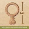 image:imageArm amp Hammer for Pets Barkies Tree Branch Compressed Wood Collection 8 Inch Bacon Flavored Wood Blend Chew Toy for Dogs  Faux Stick SplinterFree Alternative to Chewing Sticks  2 PackRing Toy