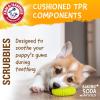 image:imageArm amp Hammer for Pets Scrubbies Boomerang Chew Toy for Senior Dogs Infused with Baking Soda  Durable Teething Toy with Unique Shape for Fetch amp Chew  Interactive Dental Chew Toy for PuppiesChew Ring