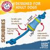 image:imageArm amp Hammer for Pets Scrubbies Boomerang Chew Toy for Senior Dogs Infused with Baking Soda  Durable Teething Toy with Unique Shape for Fetch amp Chew  Interactive Dental Chew Toy for PuppiesThrow N Tug