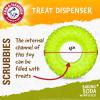 image:imageArm amp Hammer for Pets Scrubbies Boomerang Chew Toy for Senior Dogs Infused with Baking Soda  Durable Teething Toy with Unique Shape for Fetch amp Chew  Interactive Dental Chew Toy for PuppiesChew Ring