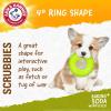 image:imageArm amp Hammer for Pets Scrubbies Boomerang Chew Toy for Senior Dogs Infused with Baking Soda  Durable Teething Toy with Unique Shape for Fetch amp Chew  Interactive Dental Chew Toy for PuppiesChew Ring
