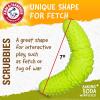 image:imageArm amp Hammer for Pets Scrubbies Boomerang Chew Toy for Senior Dogs Infused with Baking Soda  Durable Teething Toy with Unique Shape for Fetch amp Chew  Interactive Dental Chew Toy for PuppiesBoomerang