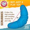 image:imageArm amp Hammer for Pets Scrubbies Boomerang Chew Toy for Senior Dogs Infused with Baking Soda  Durable Teething Toy with Unique Shape for Fetch amp Chew  Interactive Dental Chew Toy for PuppiesBoomerang