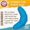 image:imageArm amp Hammer for Pets Scrubbies Boomerang Chew Toy for Senior Dogs Infused with Baking Soda  Durable Teething Toy with Unique Shape for Fetch amp Chew  Interactive Dental Chew Toy for PuppiesBoomerang