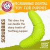 image:imageArm amp Hammer for Pets Scrubbies Boomerang Chew Toy for Senior Dogs Infused with Baking Soda  Durable Teething Toy with Unique Shape for Fetch amp Chew  Interactive Dental Chew Toy for PuppiesBoomerang