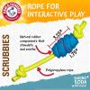 image:imageArm amp Hammer for Pets Scrubbies Boomerang Chew Toy for Senior Dogs Infused with Baking Soda  Durable Teething Toy with Unique Shape for Fetch amp Chew  Interactive Dental Chew Toy for PuppiesTreat N Tug