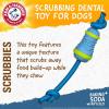 image:imageArm amp Hammer for Pets Scrubbies Boomerang Chew Toy for Senior Dogs Infused with Baking Soda  Durable Teething Toy with Unique Shape for Fetch amp Chew  Interactive Dental Chew Toy for PuppiesThrow N Tug