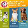 image:imageArm amp Hammer for Pets Scrubbies Boomerang Chew Toy for Senior Dogs Infused with Baking Soda  Durable Teething Toy with Unique Shape for Fetch amp Chew  Interactive Dental Chew Toy for PuppiesBoomerang