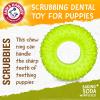 image:imageArm amp Hammer for Pets Scrubbies Boomerang Chew Toy for Senior Dogs Infused with Baking Soda  Durable Teething Toy with Unique Shape for Fetch amp Chew  Interactive Dental Chew Toy for PuppiesChew Ring