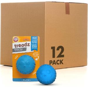 image:imageArm amp Hammer for Pets Super Treadz Large Rooster Dental Chew Toy for Dogs Dog Dental Toys Help Reduce Plaque amp Tartar Buildup Without Brushing  Safe for Dogs up to 35 Lbs  2 PackBlowfish