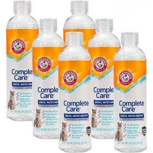 image:imageArm amp Hammer Complete Care Dental Water Additive for Cats Cat Breath Freshener Cat Mouth Wash or Dental Rinse Simply Add to Pet Drinking Water for Fresher Breath Value Size 8 FL OZ  2 Pack8 Fl Oz Pack of 6